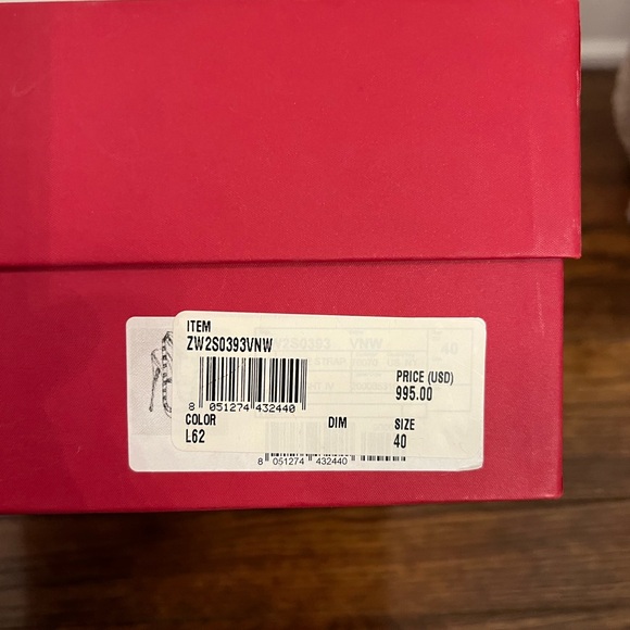 Valentino PATENT ROCKSTUD CAGED PUMP 100MM 40 - Picture 5 of 5